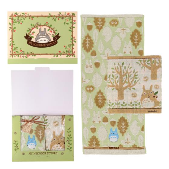 となりのトトロ タオルギフトセット【どんぐりとトトロ】WT1P/FT1P
