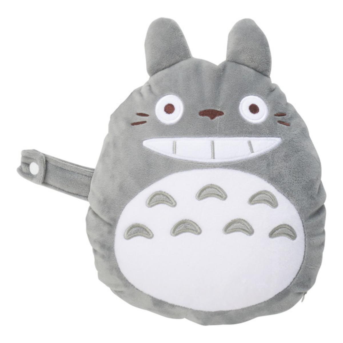 となりのトトロ 大トトロ フード付きネックピロー | どんぐり