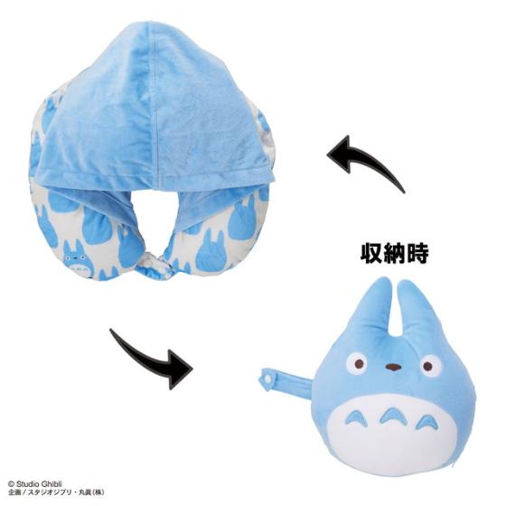 わ*ぎ様 となりのトトロ　フード付きネックピロー2個セット となりのトトロ 中トトロ フード付きネックピロー | どんぐり