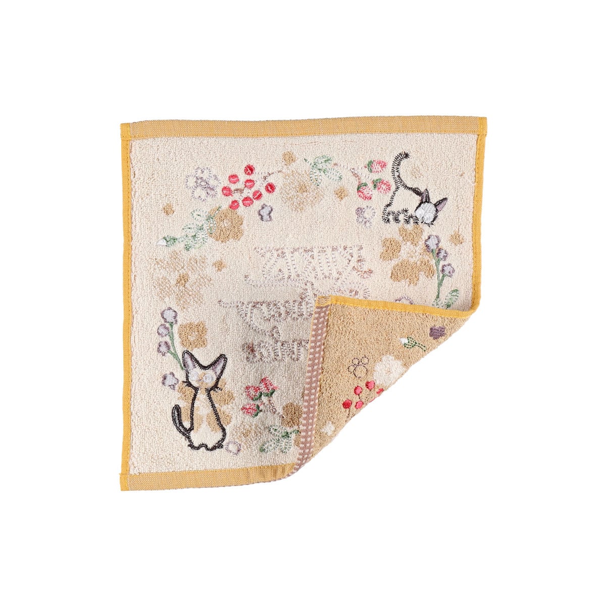 魔女の宅急便 ｢セピアフラワー｣ ミニタオル | どんぐり共和国そらのうえ店