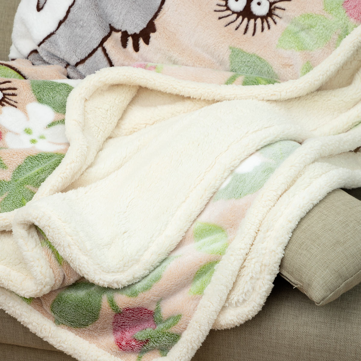 希少レア✨新品未使用タグ付き　エトロ　最高級✨綿毛布✨日本製 ウィリアムモリス『Strawberry Thief・いちご泥棒』シリーズ 天然繊維