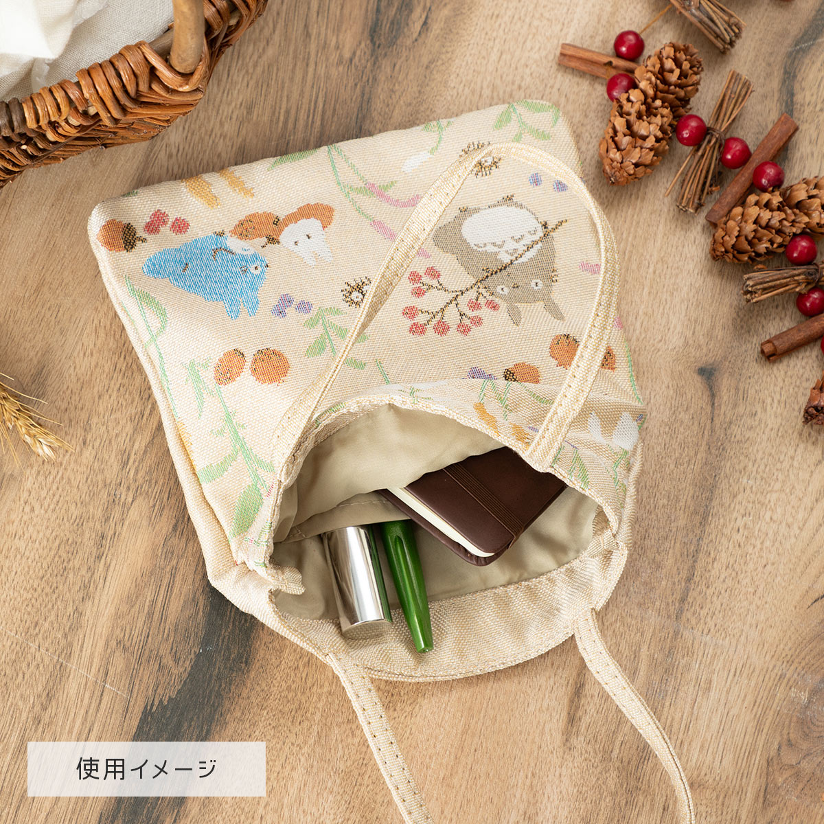 となりのトトロ「秋のひととき」ミニトートバッグ | どんぐり共和国