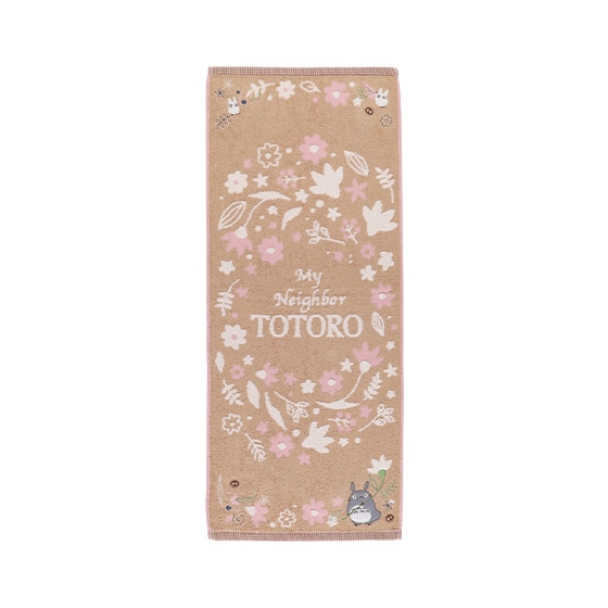 となりのトトロ ｢アンティークリーフ｣ フェイスタオル | どんぐり
