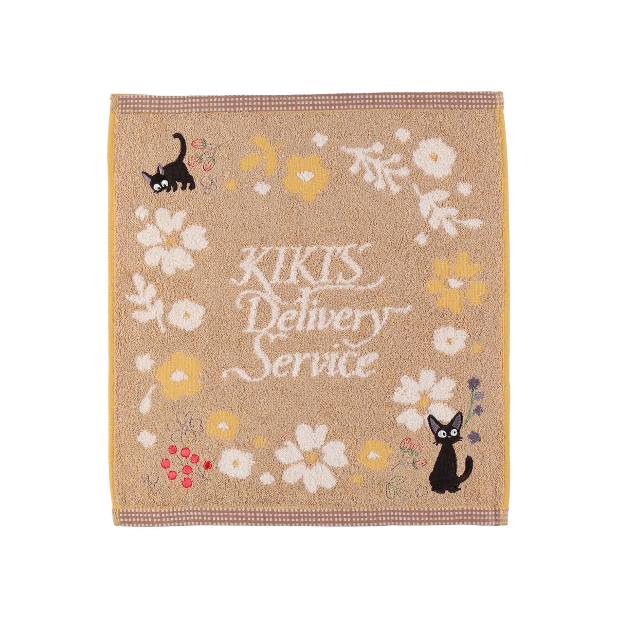 魔女の宅急便 ｢セピアフラワー｣ ウォッシュタオル | どんぐり共和国