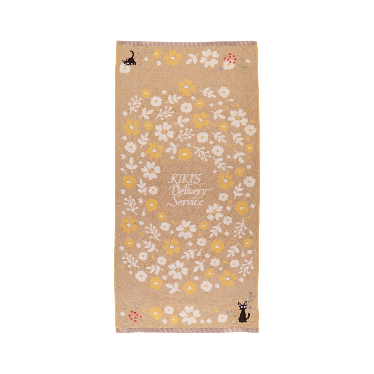 魔女の宅急便 ｢セピアフラワー｣ バスタオル | どんぐり共和国そらのうえ店