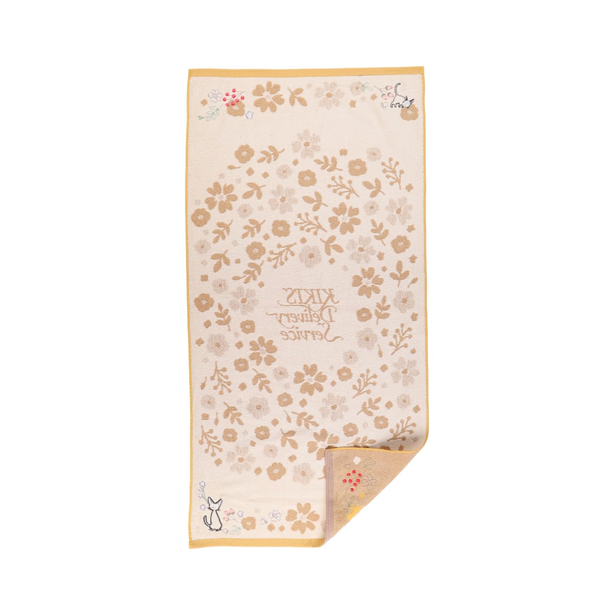 魔女の宅急便 ｢セピアフラワー｣ バスタオル | どんぐり共和国そらのうえ店