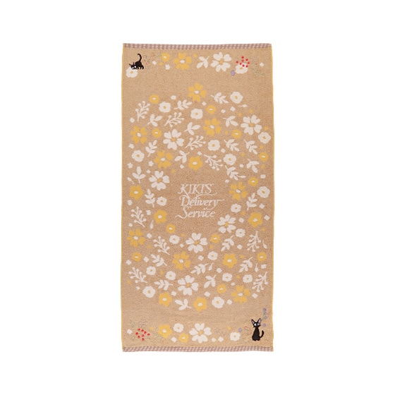 魔女の宅急便 ｢セピアフラワー｣ バスタオル