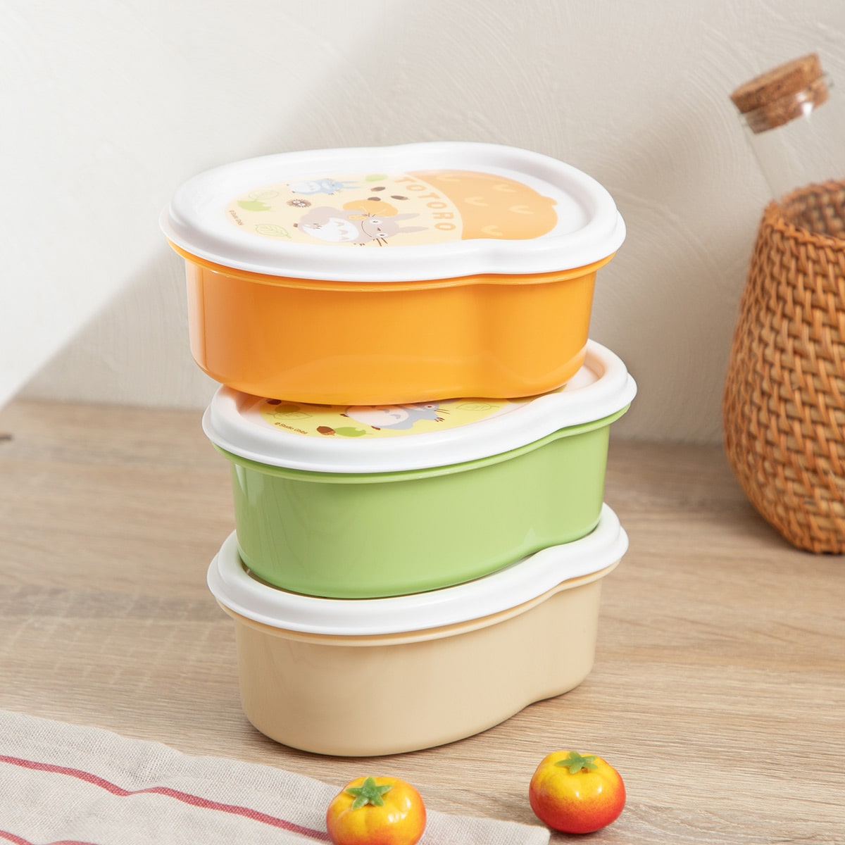 となりのトトロ ダイカットシール容器3P ガーデン | どんぐり共和国