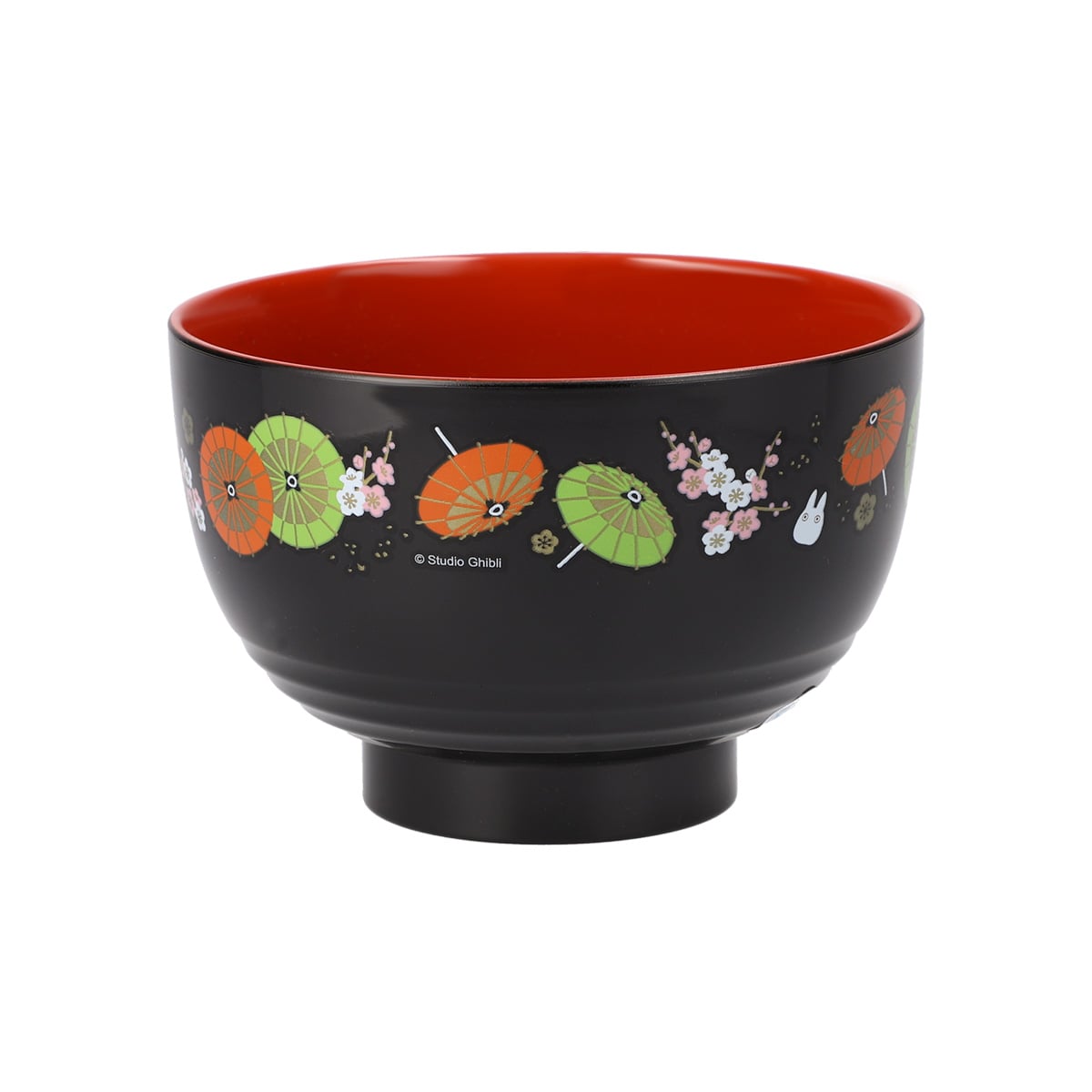 となりのトトロ　御椀　汁椀　二馬力　ジブリ となりのトトロ トトロ和傘 塗汁わん N2 | どんぐり共和国そらのうえ店