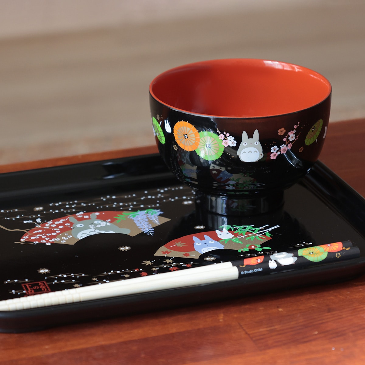 となりのトトロ トトロ和傘 塗汁わん N2 | どんぐり共和国そらのうえ店