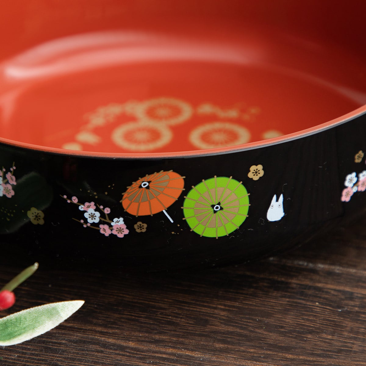 となりのトトロ トトロ和傘 塗スナックボウル NB2 | どんぐり共和国