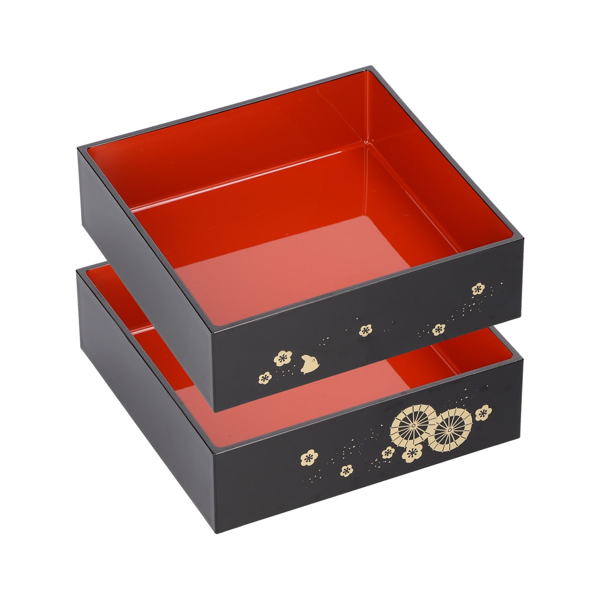 となりのトトロ トトロ和傘 塗2段重箱 NLW15 | どんぐり共和国そらのうえ店