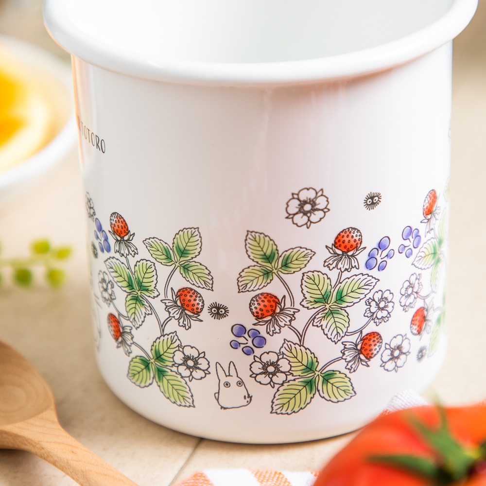 となりのトトロ ホーローキャニスター(木蓋付き) 750ml ENC8