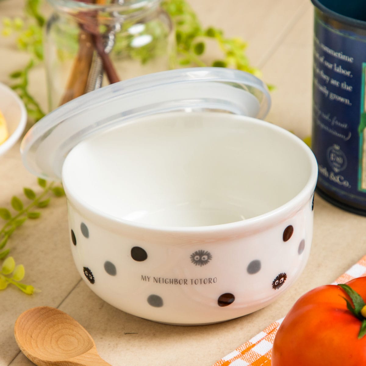 となりのトトロ マックロクロスケ エア弁レンジパック小鉢 M