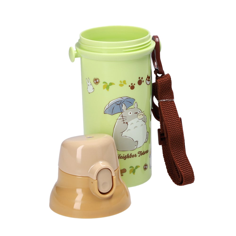 となりのトトロ 抗菌 直飲 プラワンタッチボトル 480ml ネコバス