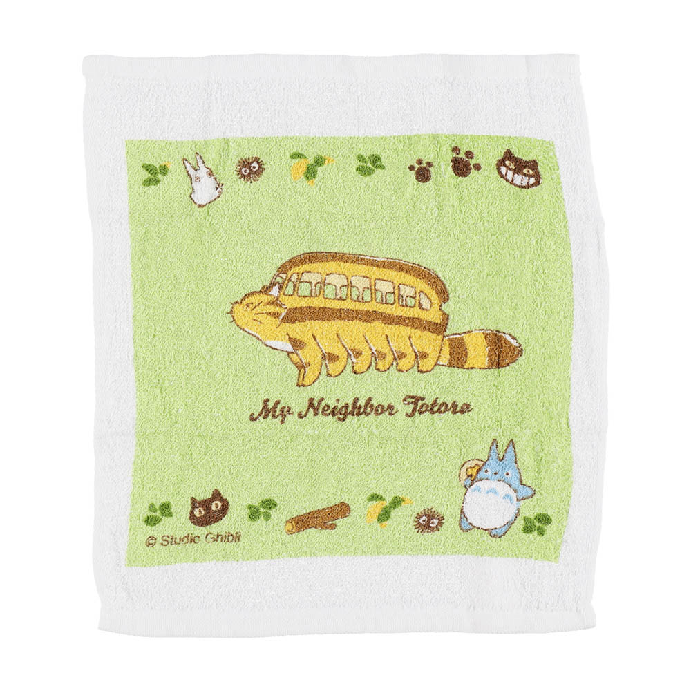 となりのトトロ 抗菌ケース付き おしぼりタオル ネコバス OA5AG