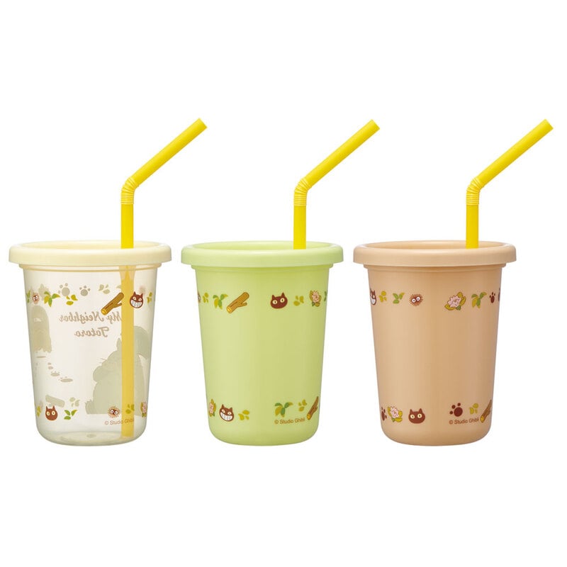 となりのトトロ ストロー付タンブラー 3個セット ネコバス SIH2ST