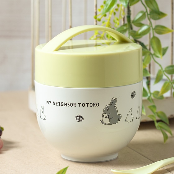 となりのトトロ 抗菌 カフェ丼保温保冷ランチジャー 総容量540ml 行進 L...