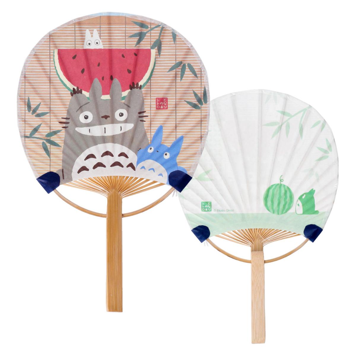 スタジオジブリ となりのトトロ 千と千尋の神隠し　竹うちわ Ghibli 千と千尋の神隠し 小判竹うちわ 夕暮れの海原鉄道 | どんぐり