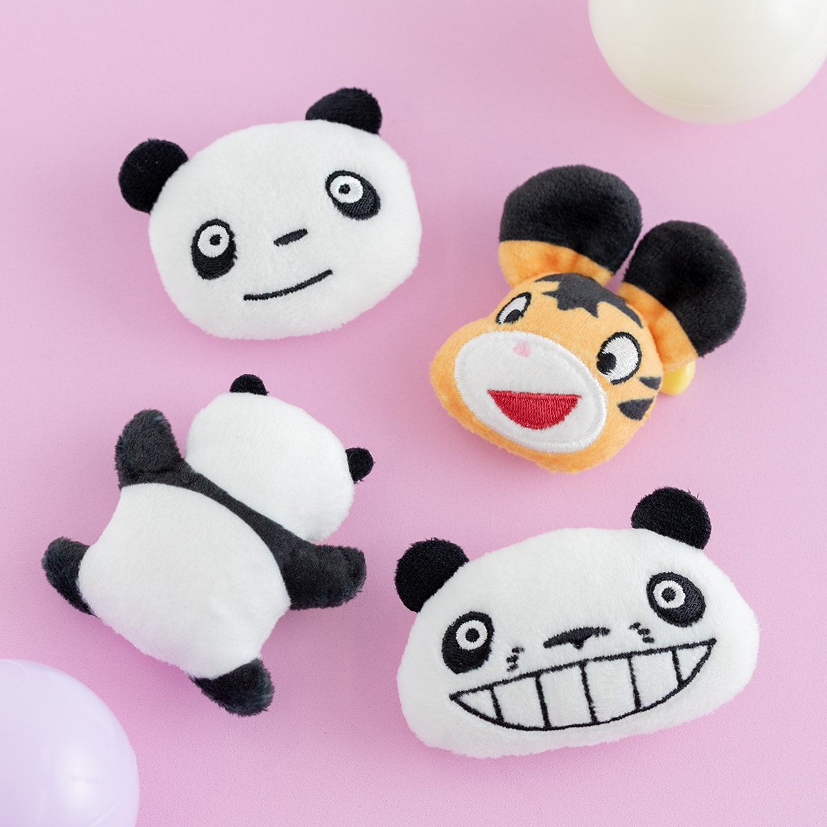 最新作 パンダコパンダ ふわふわバッジ どんぐり共和国そら | パパンダ カーディガン