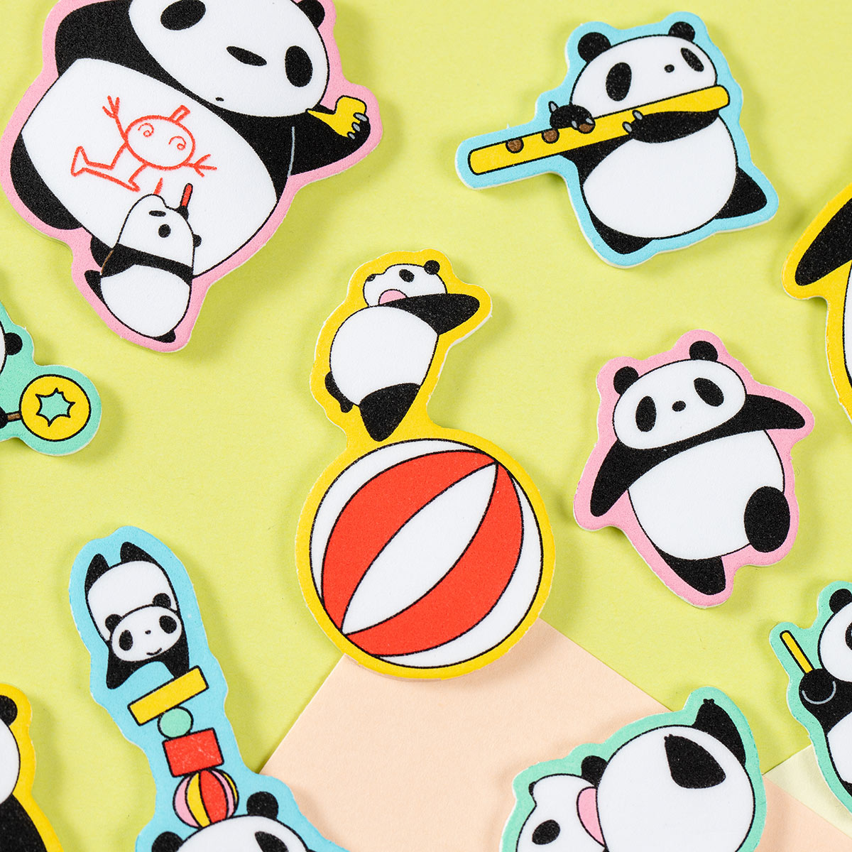 パンダコパンダ ふわふわステッカー | どんぐり共和国そらのうえ店