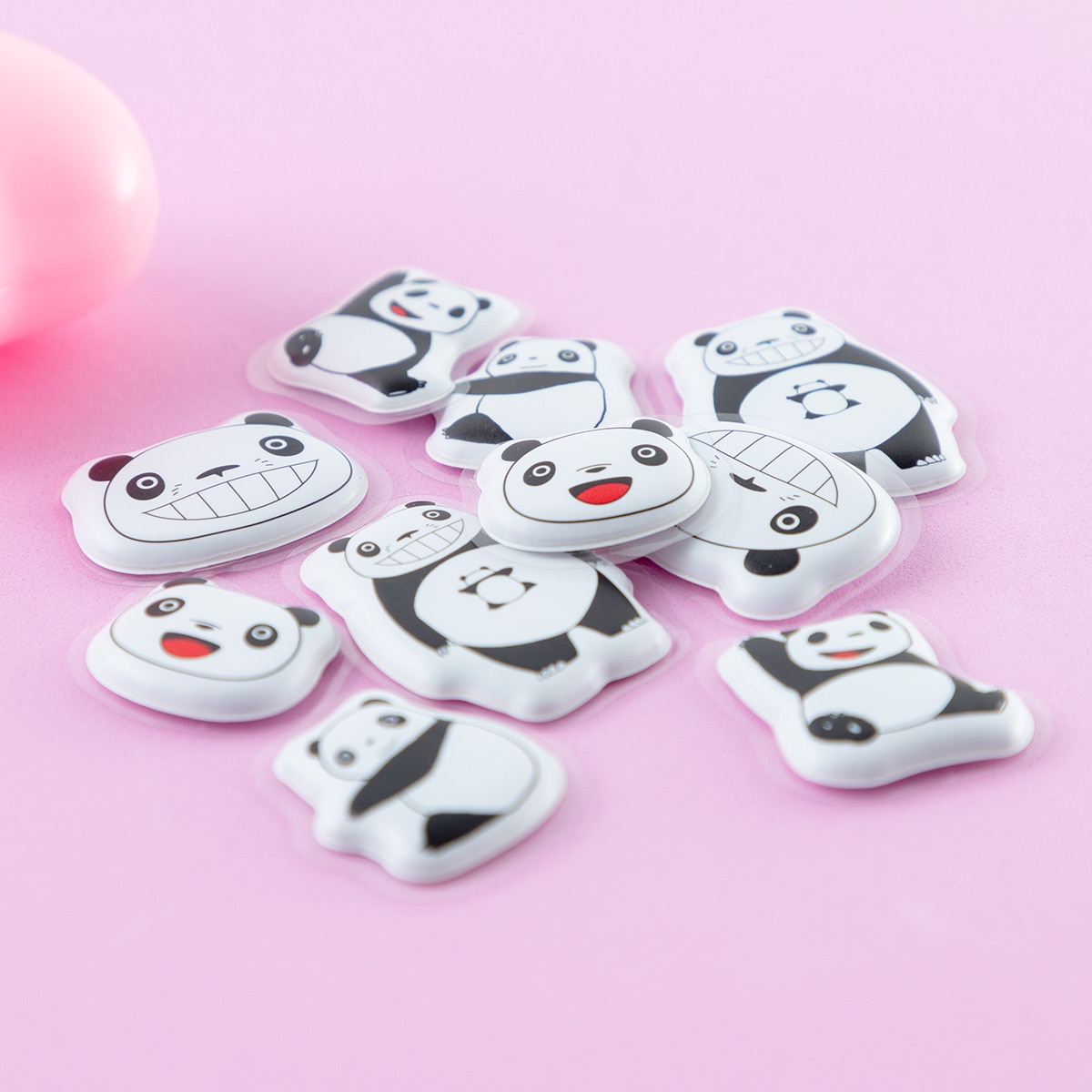 パンダコパンダ ぷくぷくフレークシール おやこ | どんぐり