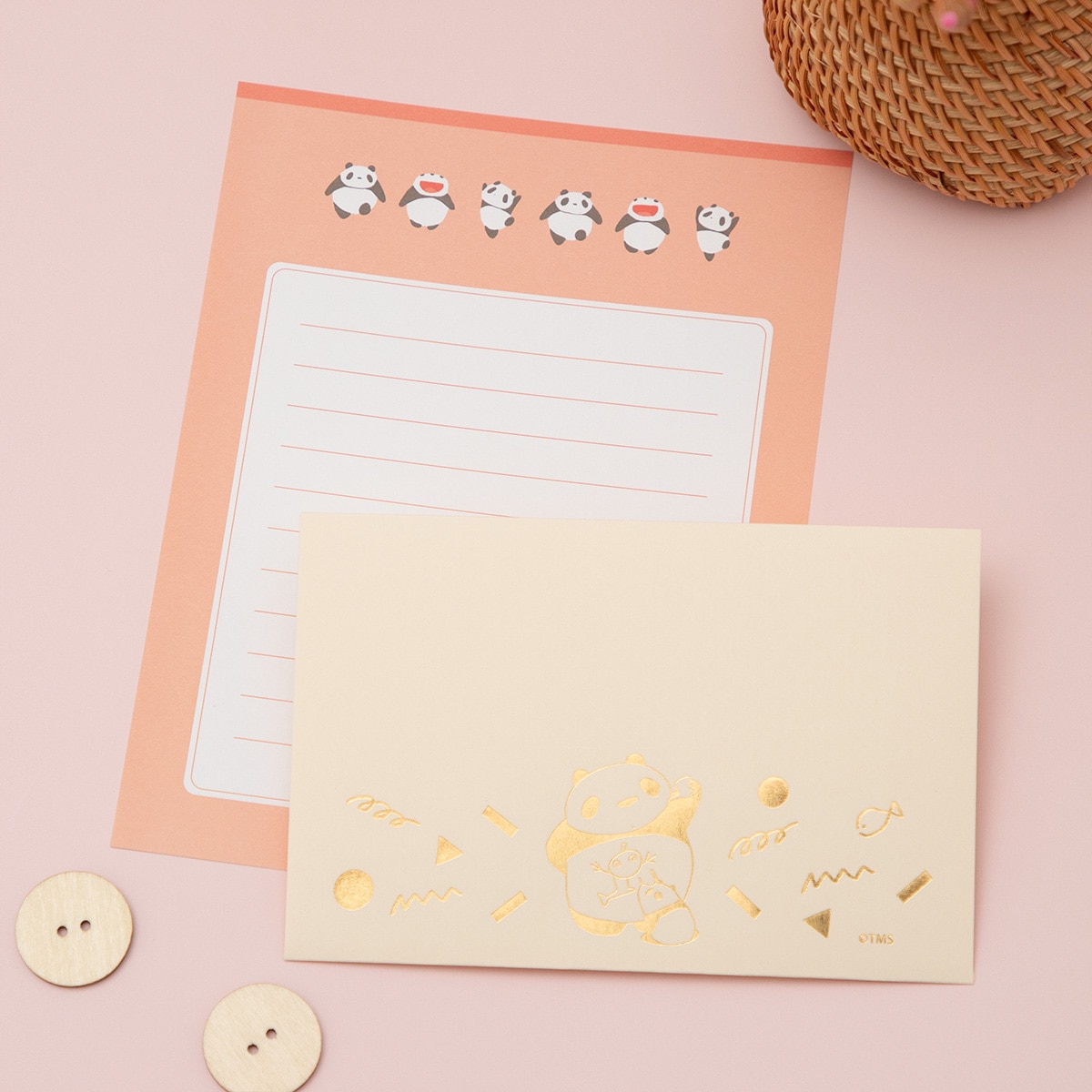 パンダコパンダ 金箔レターセット らくがき | どんぐり共和国そらのうえ店