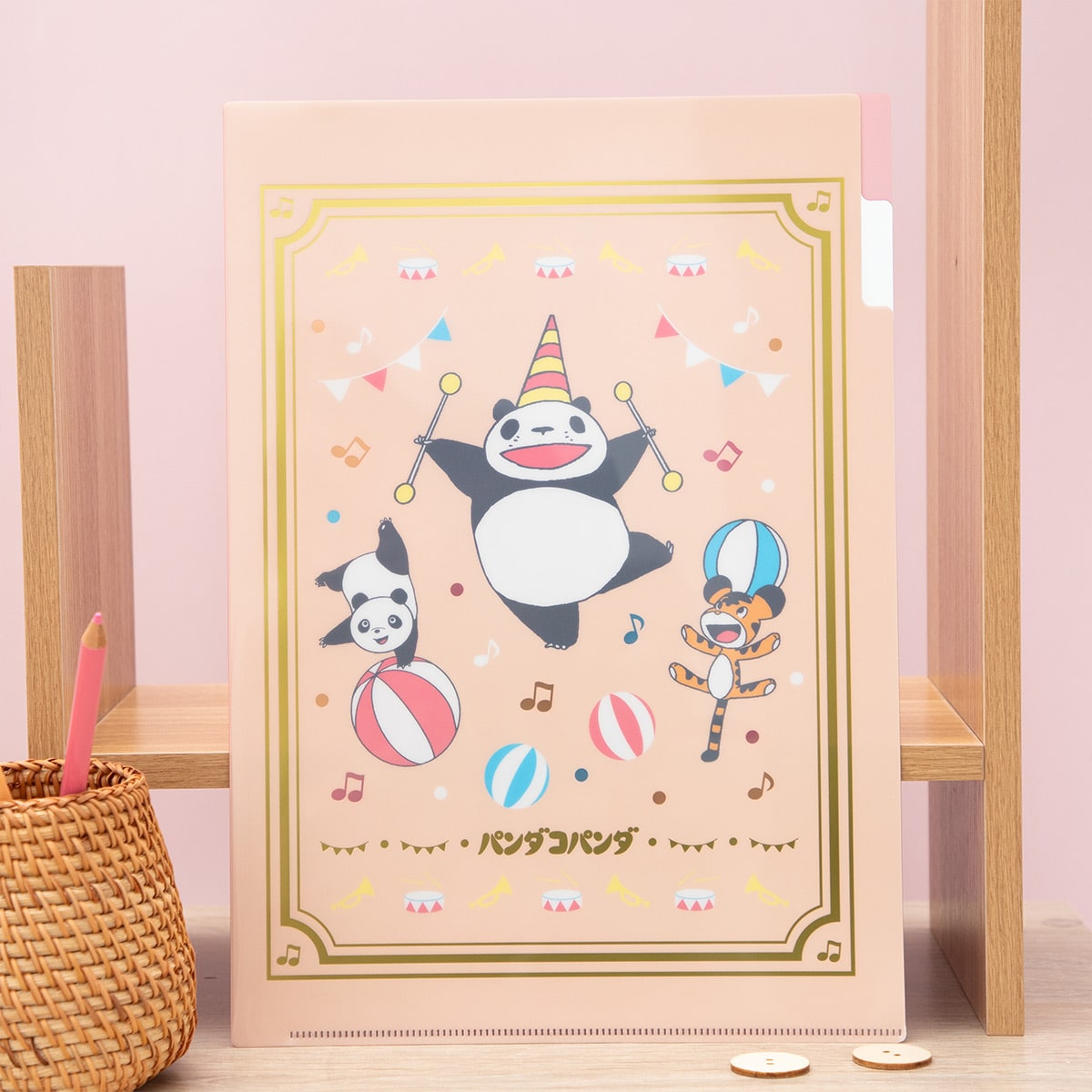 パンダコパンダ A4ポケットクリアファイル (サーカス) | どんぐり