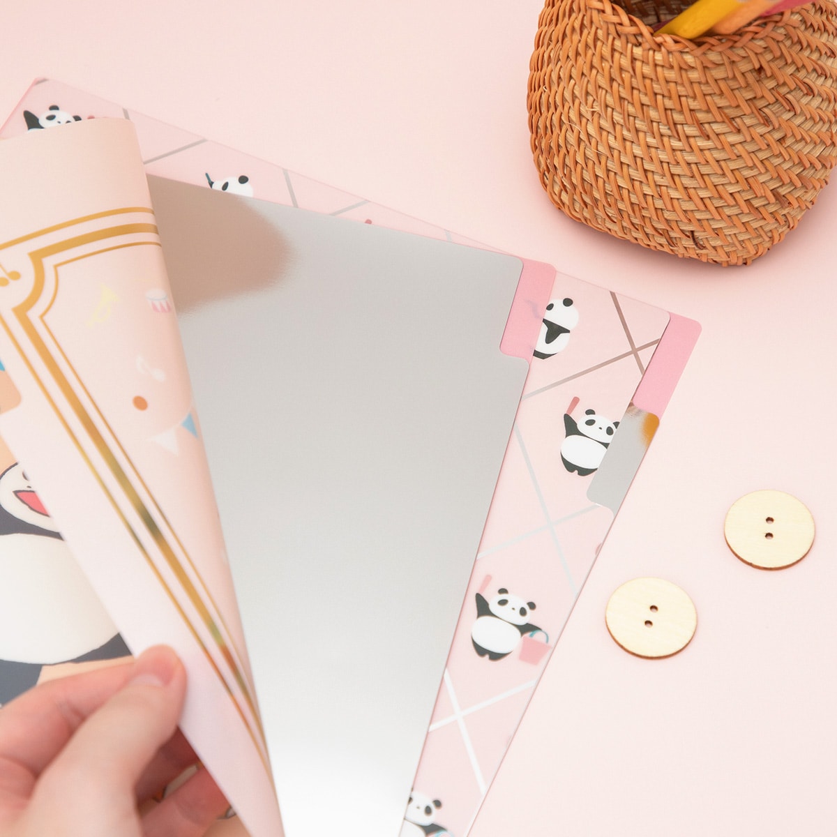 パンダコパンダ A4ポケットクリアファイル (サーカス) | どんぐり