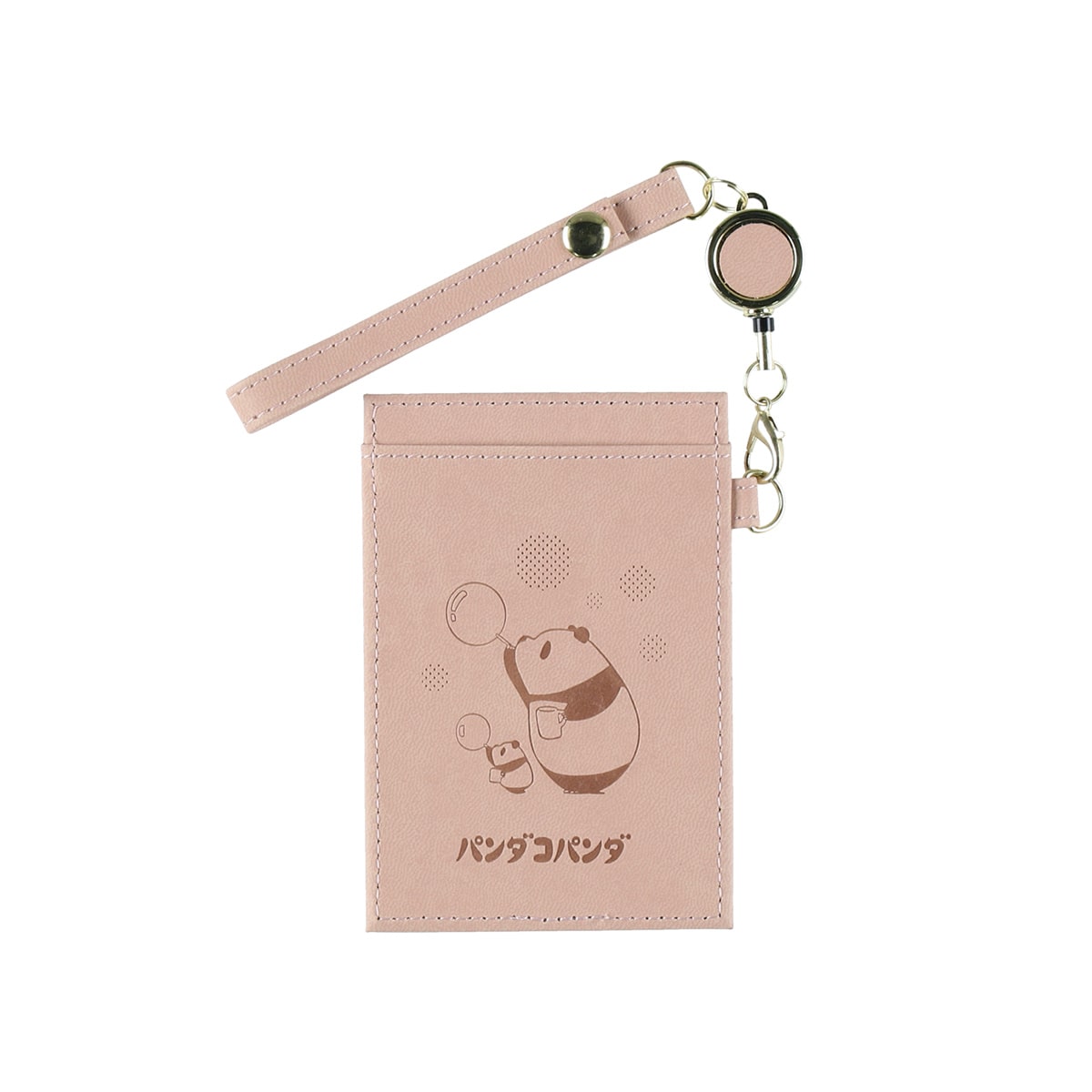 パンダコパンダ 合皮パスケース ピンク | どんぐり共和国そらの