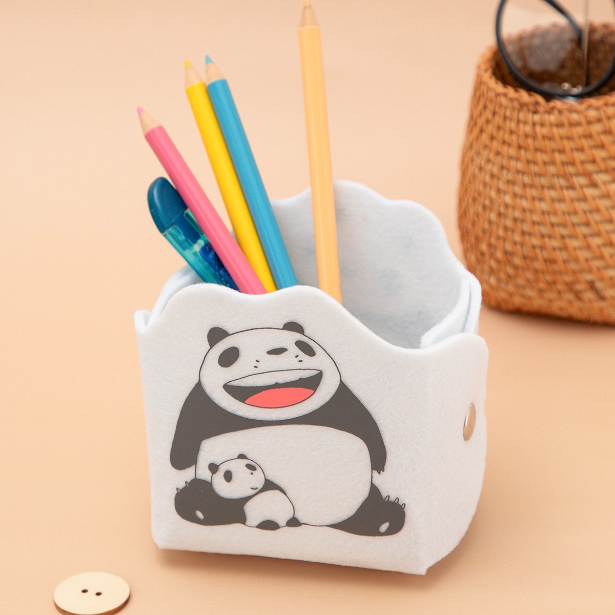 パンダコパンダ フェルトペン立て | どんぐり共和国そらのうえ店