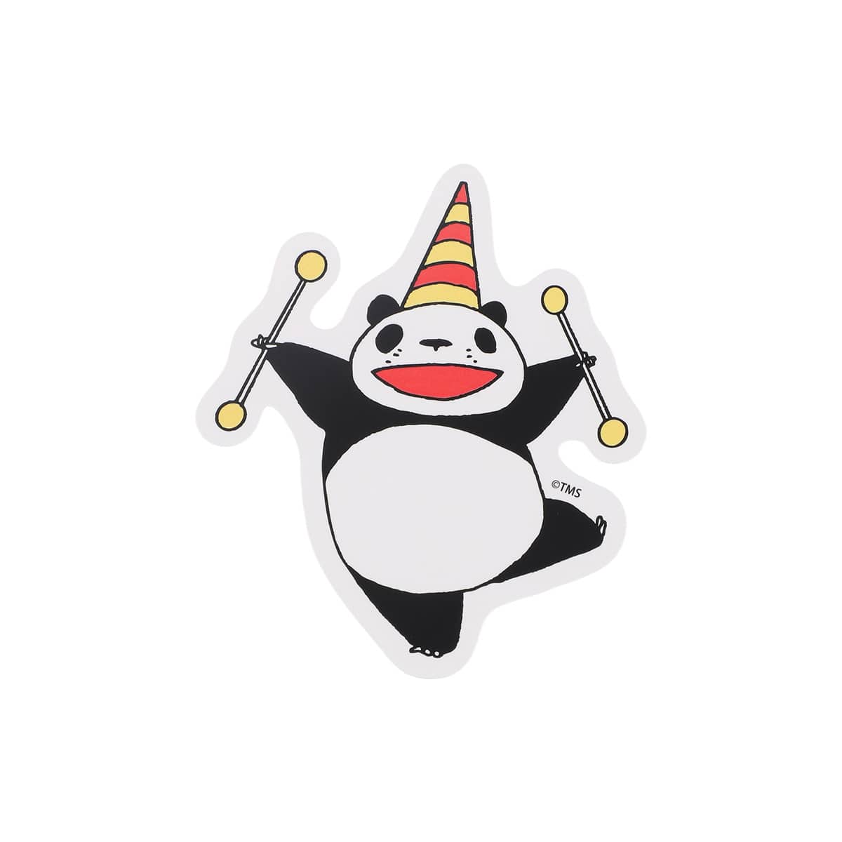 パンダコパンダ ステッカーセット (なわとび) | どんぐり共和国そらの