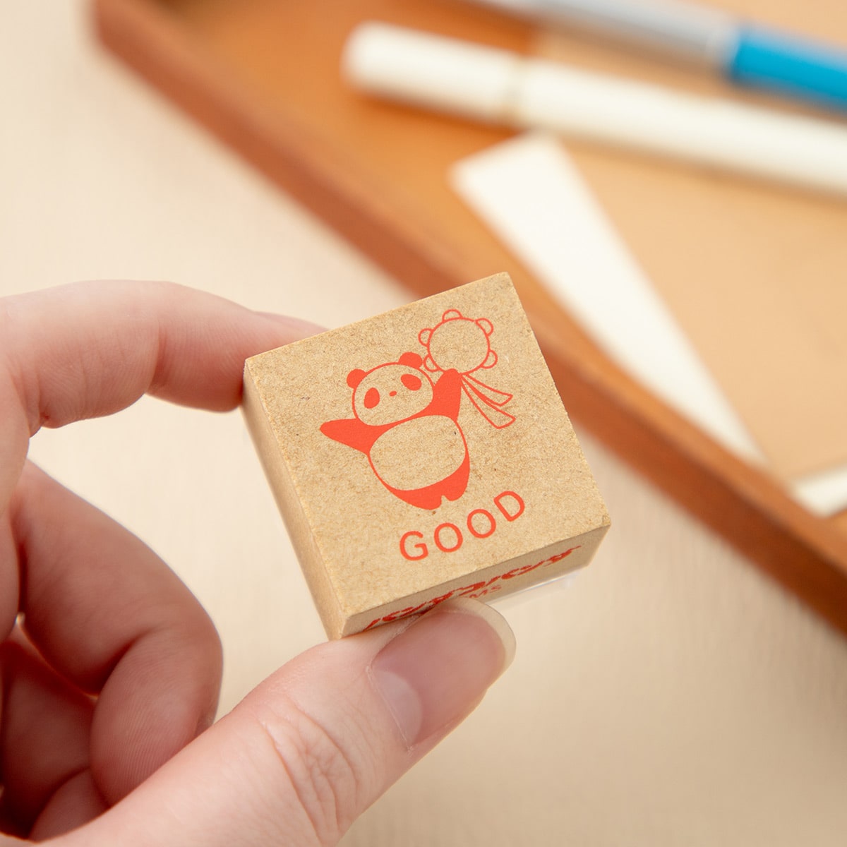 パンダコパンダ スタンプ橙 (GOOD) | どんぐり共和国そらのうえ店