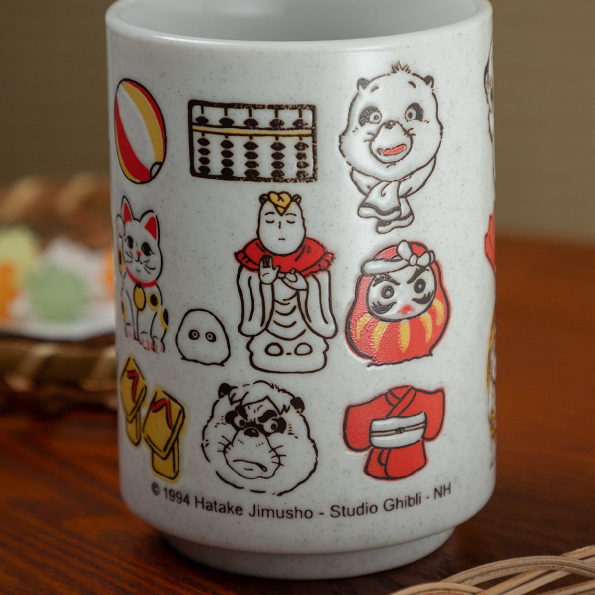 どんぐりぽしぇっと&たぬきしゃんぽしぇっと 平成狸合戦ぽんぽこ 湯呑み たぬきの変化 | どんぐり共和国そら