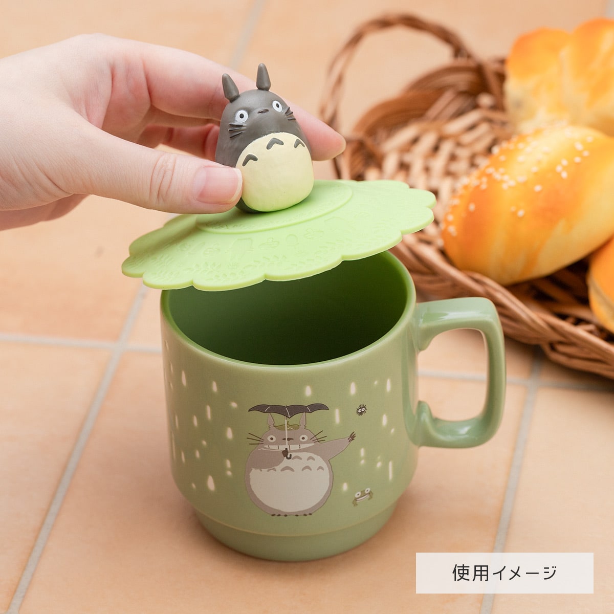 となりのトトロ シリコンカップカバー リーフ | どんぐり共和国
