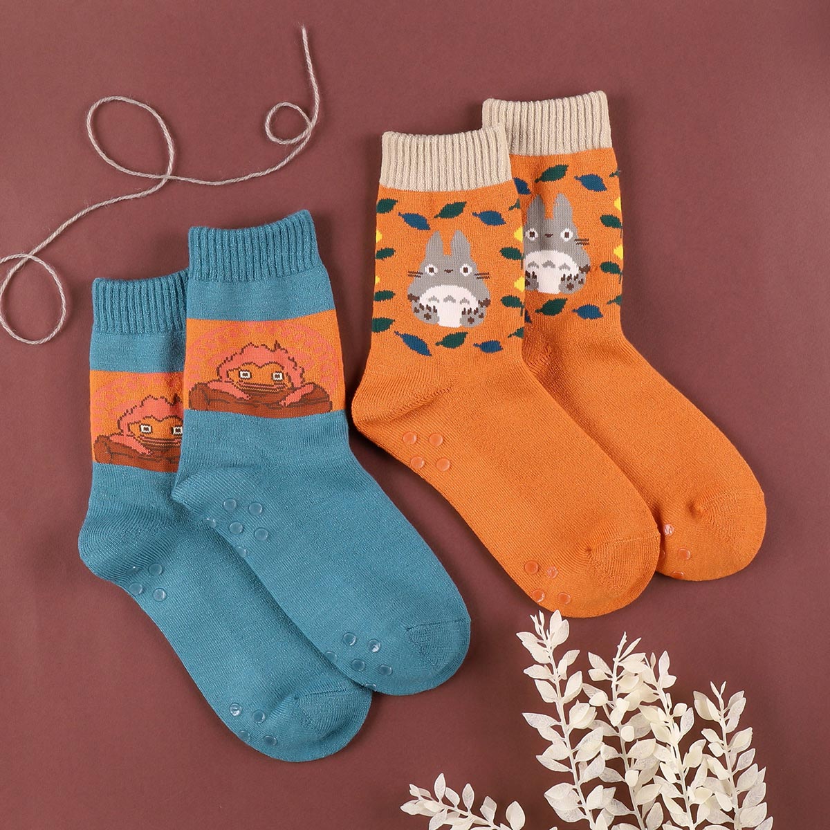 ハウルの動く城 あったかルームソックス 暖炉 23-25㎝ | どんぐり