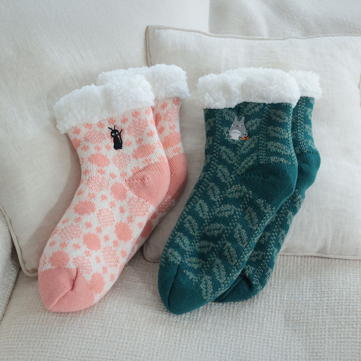 魔女の宅急便 裏ボアソックス 足跡 23-24cm | どんぐり共和国そらのうえ店