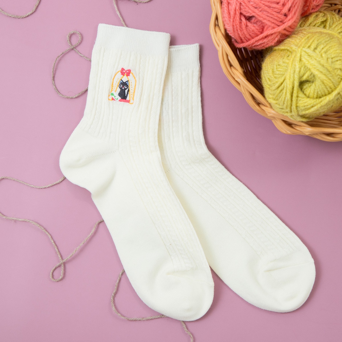 魔女の宅急便 アイコン刺繍 23-25cm | どんぐり共和国そらのうえ店