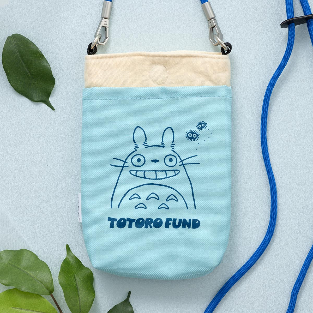 専用totoro トトロファンドグッズ マルチミニポーチ(ラムネ色) [B-164