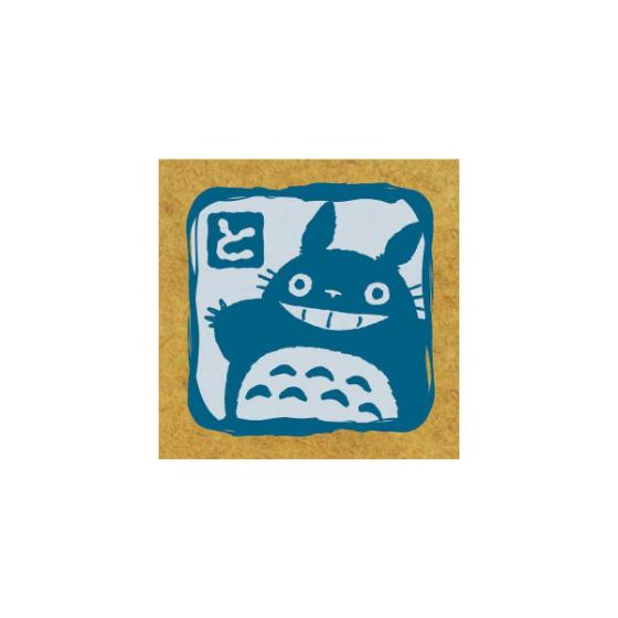 となりのトトロ はんこ 印章トトロ 青