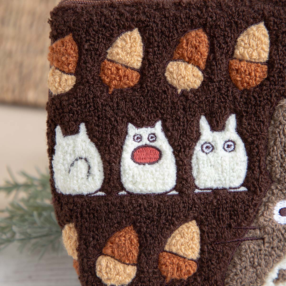 トトロ刺繍入りブラウンジャケット