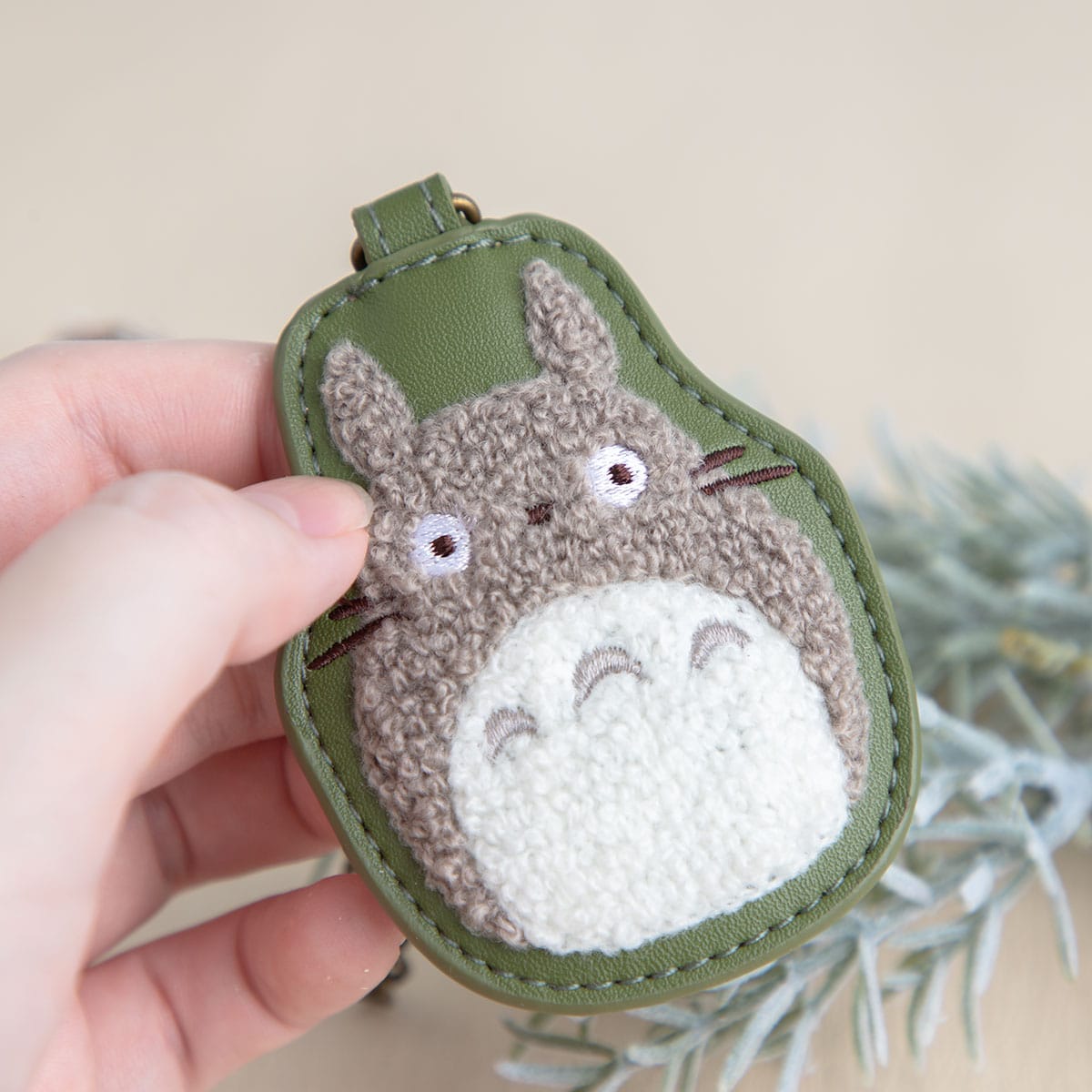 となりのトトロ ほこモコ刺繍シリーズ バッグチャーム 大トトロ