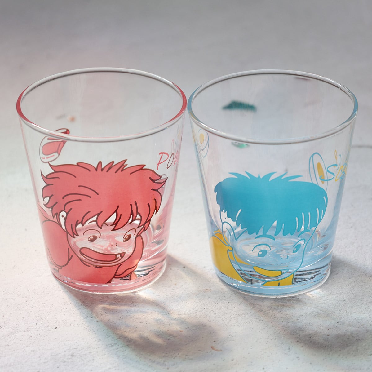 多様な 崖の上のポニョ グラスセット 懸賞品(広告 ジブリ アサヒ