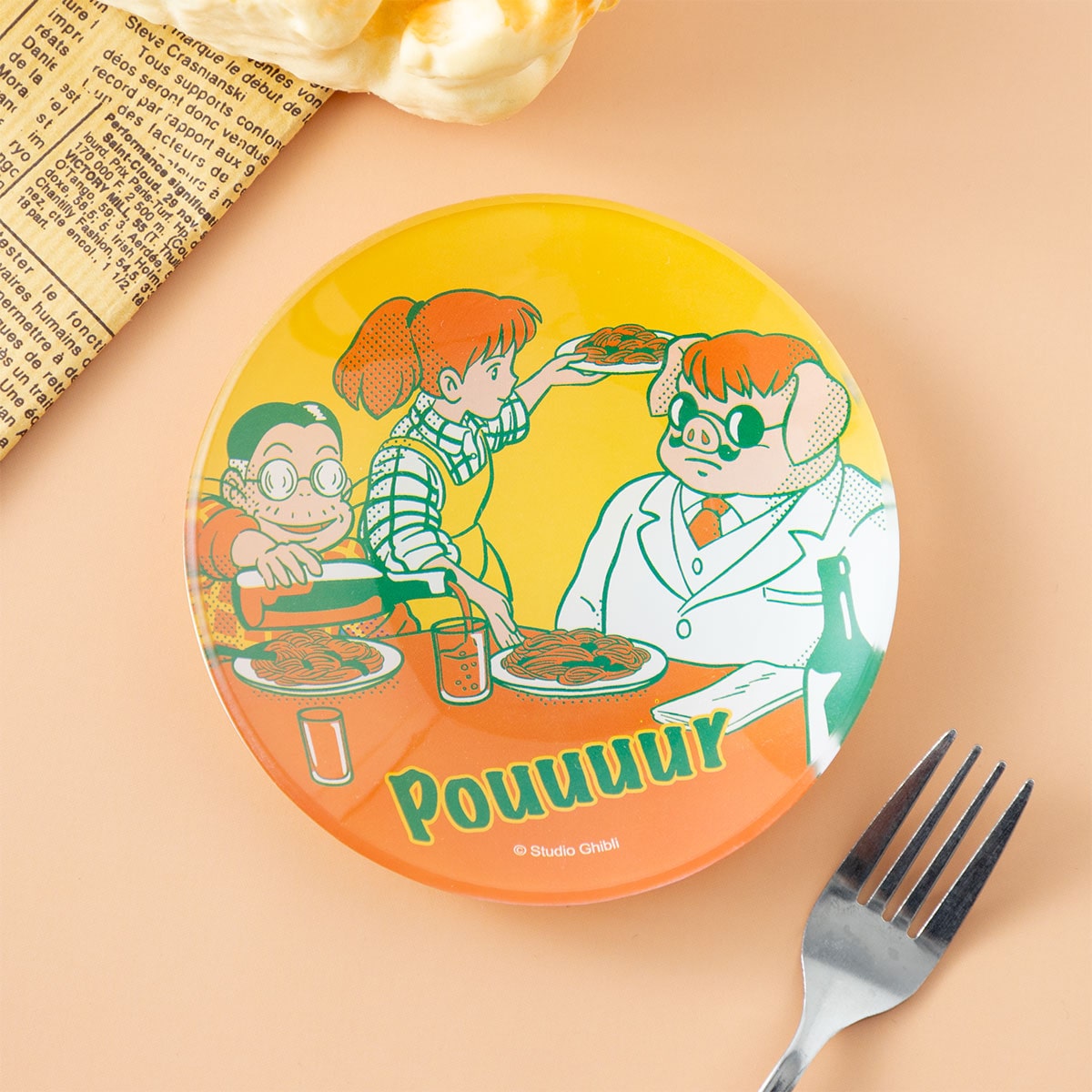 ジブリ　ヤミーなガラスミニ皿　8枚セット【バラ売り可能】 となりのトトロ ヤミーなガラスミニ皿 キャラメル | どんぐり