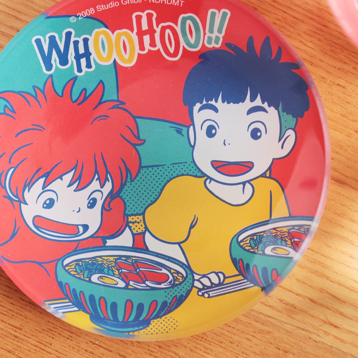 崖の上のポニョ ヤミーなガラスミニ皿 ハムラーメン | どんぐり共和国
