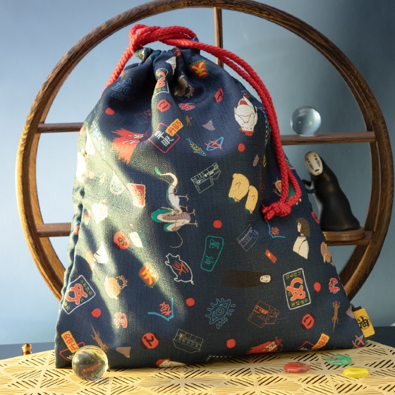 千と千尋の神隠し 不思議の町の縁日シリーズ 巾着大 | どんぐり共和国