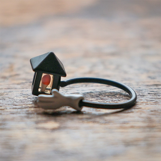 千と千尋の神隠し カンテラアクセサリー リング