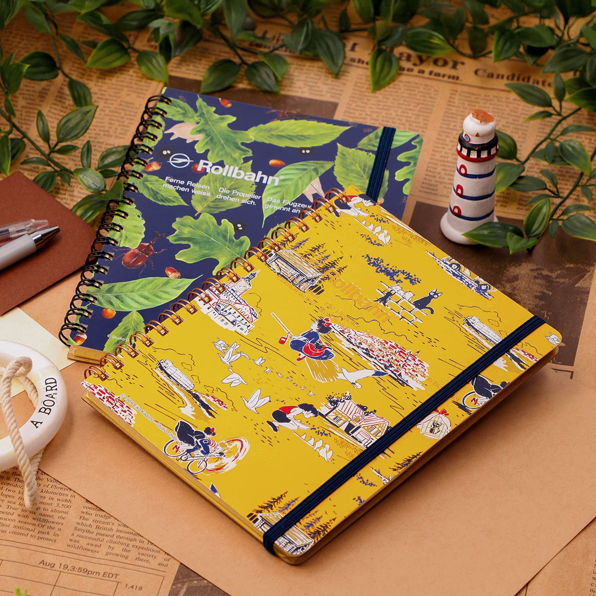 GBL】魔女の宅急便 ロルバーン ポケット付メモ L (コリコの思い出