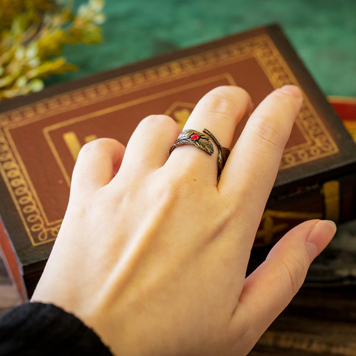 GBL】ハウルの動く城 My Treasure リング ハウルの黒い羽根