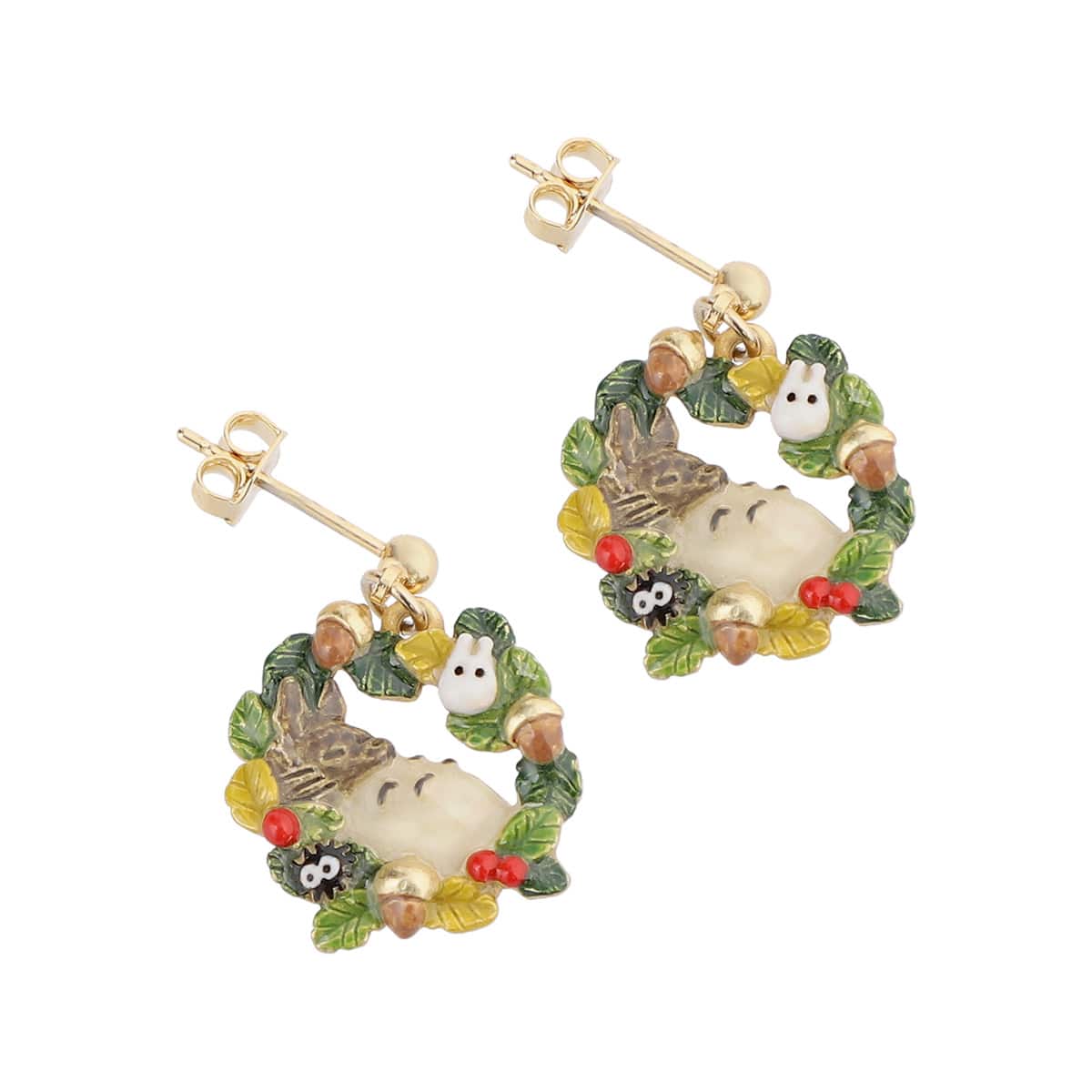 【通販激安】 Donguri お昼寝トトロ ピアス Closet】となりのトトロ アクセサリー